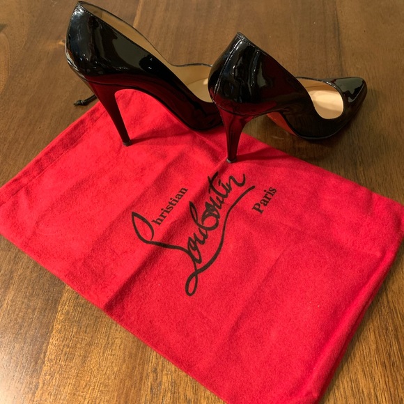 Christian Louboutin Décolleté 868 Black Patent - Picture 10 of 14